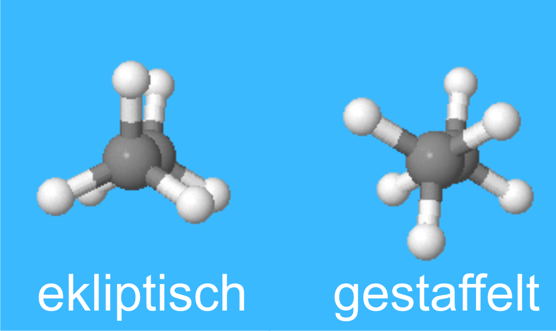 Konformationen des Ethans